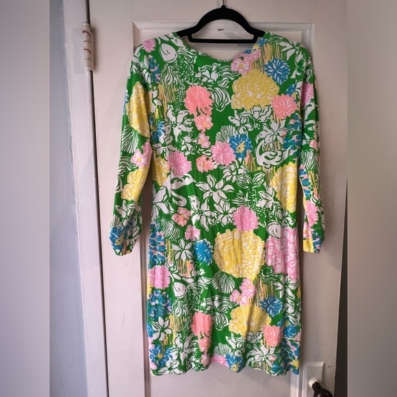 LILLY PULITZER Hibiscus Stroll Palmetto Dress S - Picture 7 of 10